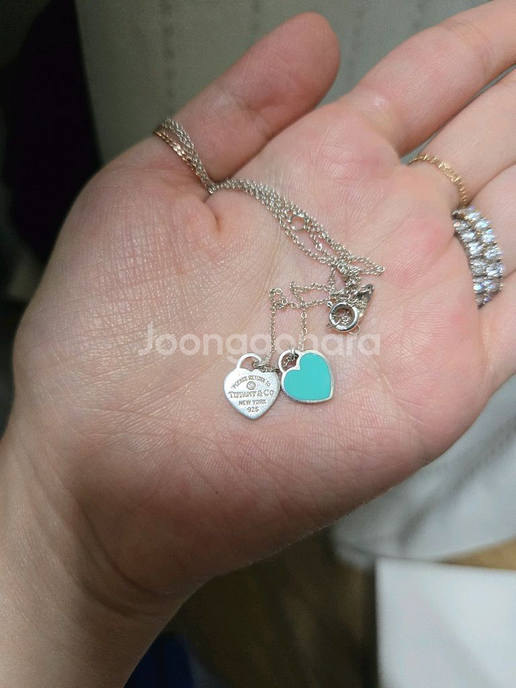 정품 티파니앤코 리턴투 다이아목걸이--1