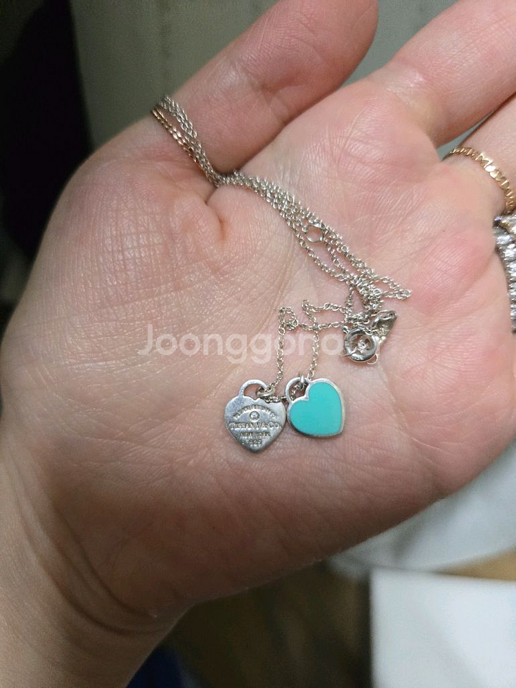 정품 티파니앤코 리턴투 다이아목걸이--0