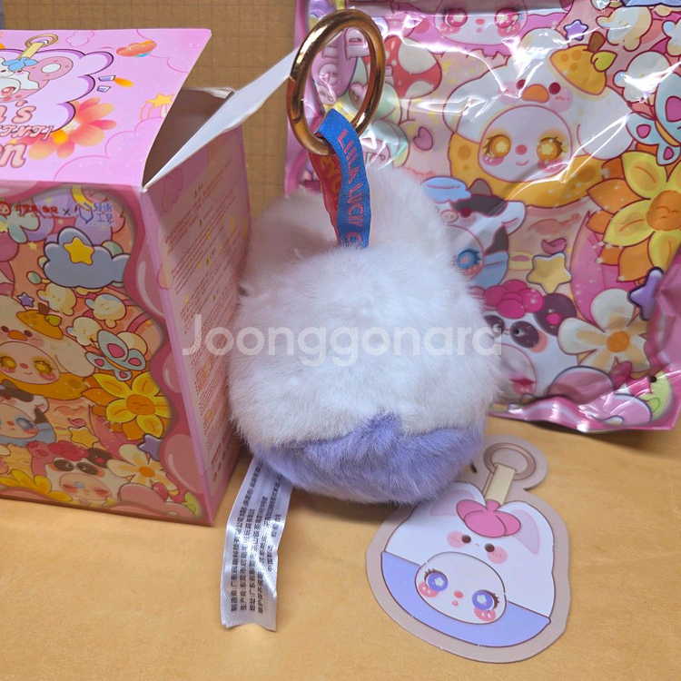 베이비쓰리 릴라의 정원 키링 토끼인형 새상품 정품.--3