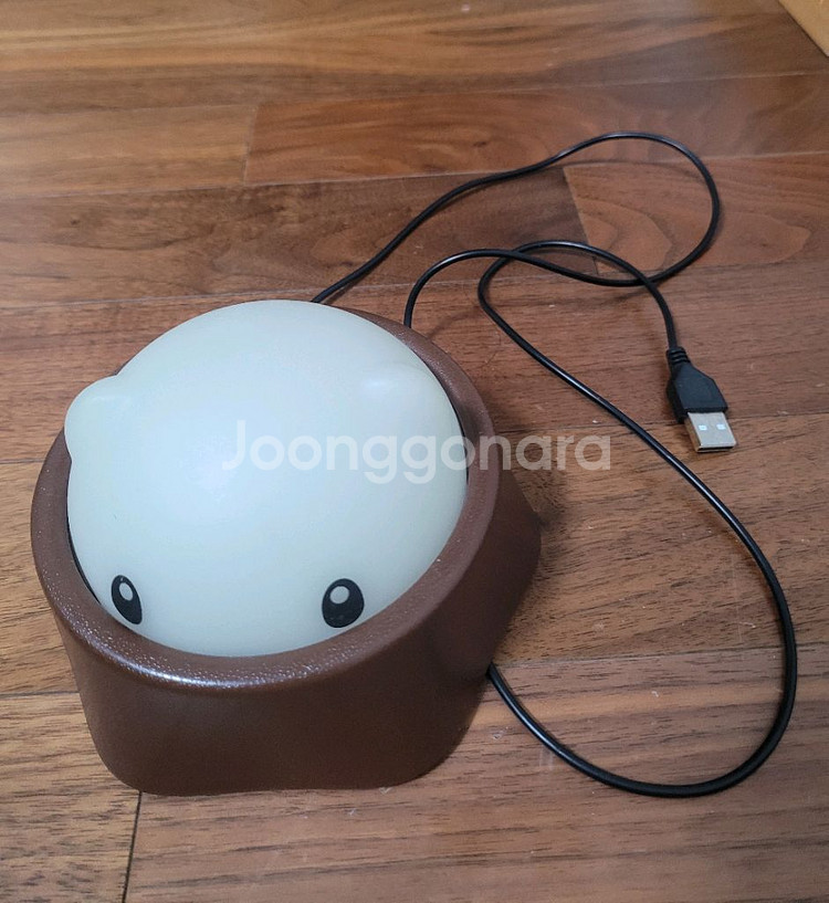 (가격내림) 빼꼼 터치터치 두더지 무드등 USB충전식--1