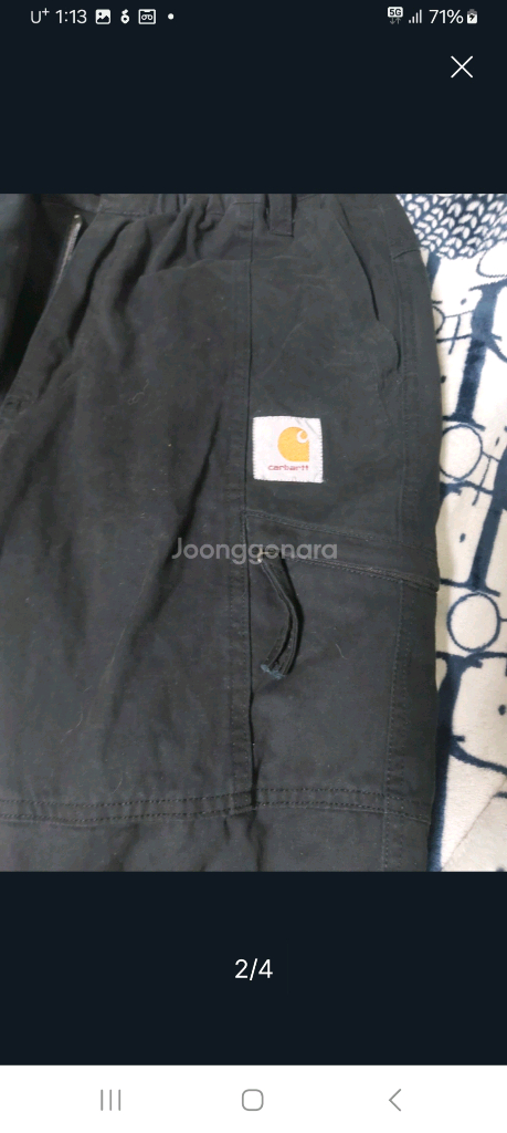 칼하트카고바지 이미지