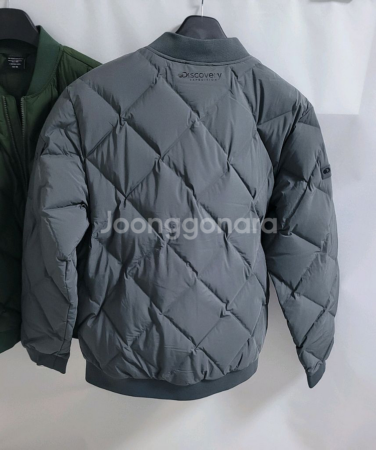 새상품)디스커버리 남성 구스다운 튜브 경량패딩--7