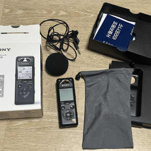 pcm-a10 녹음기 + 유선 마이크