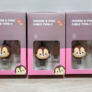 (새상품)디즈니(데이터)케이블(C타입)3개모두
