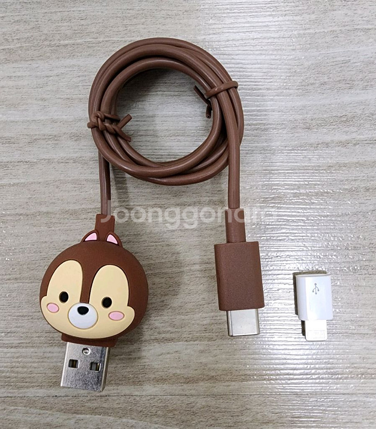 (새상품)디즈니(데이터)케이블(C타입)3개모두--1