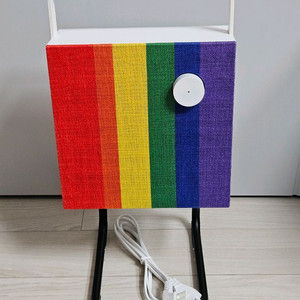 이케아 에네뷔20 블루투스 스피커 레인보우 화이트