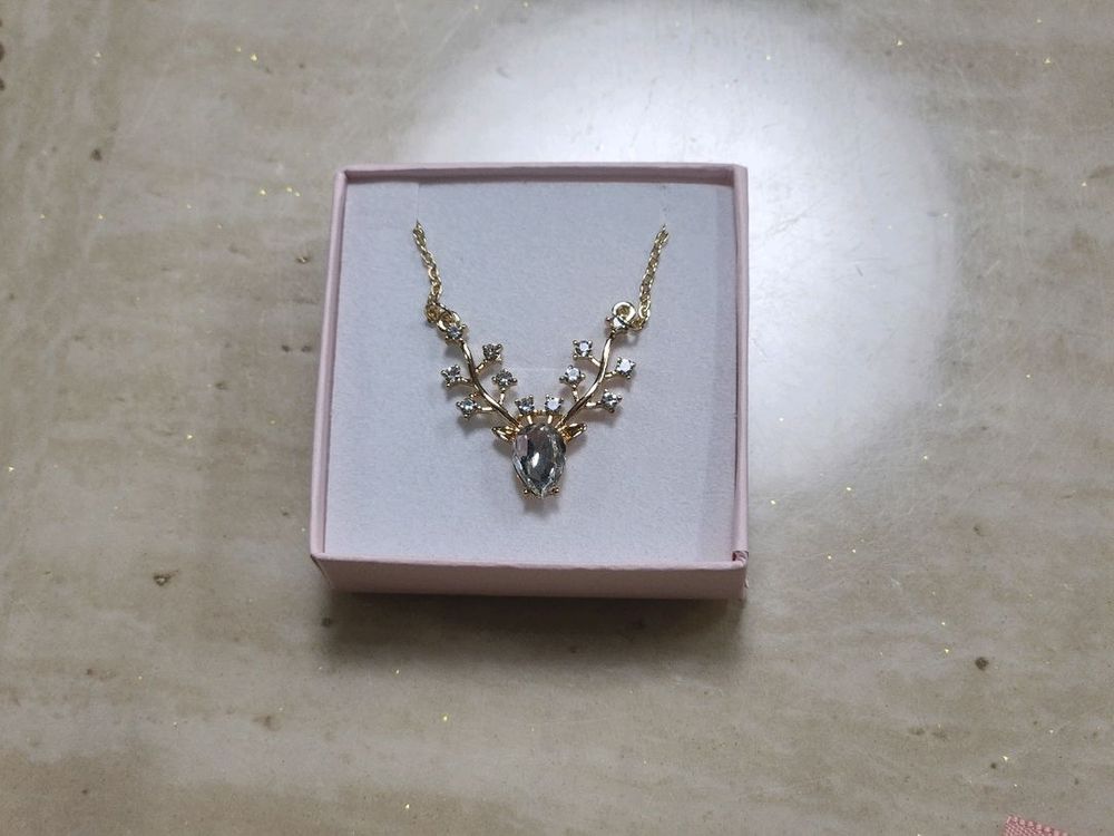 새상품) 여성용 사슴 목걸이--1
