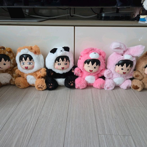 마루코는 아홉살 라부부 인형 피규어 6종