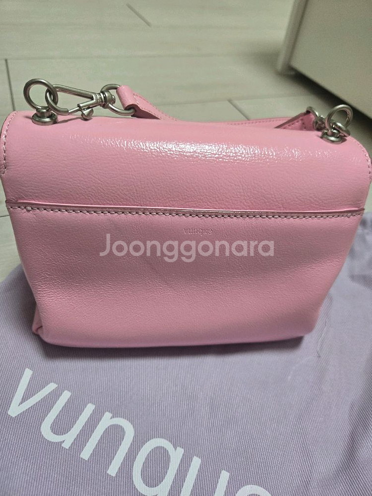 분크 바게트 미니 가방 (핑크)--1