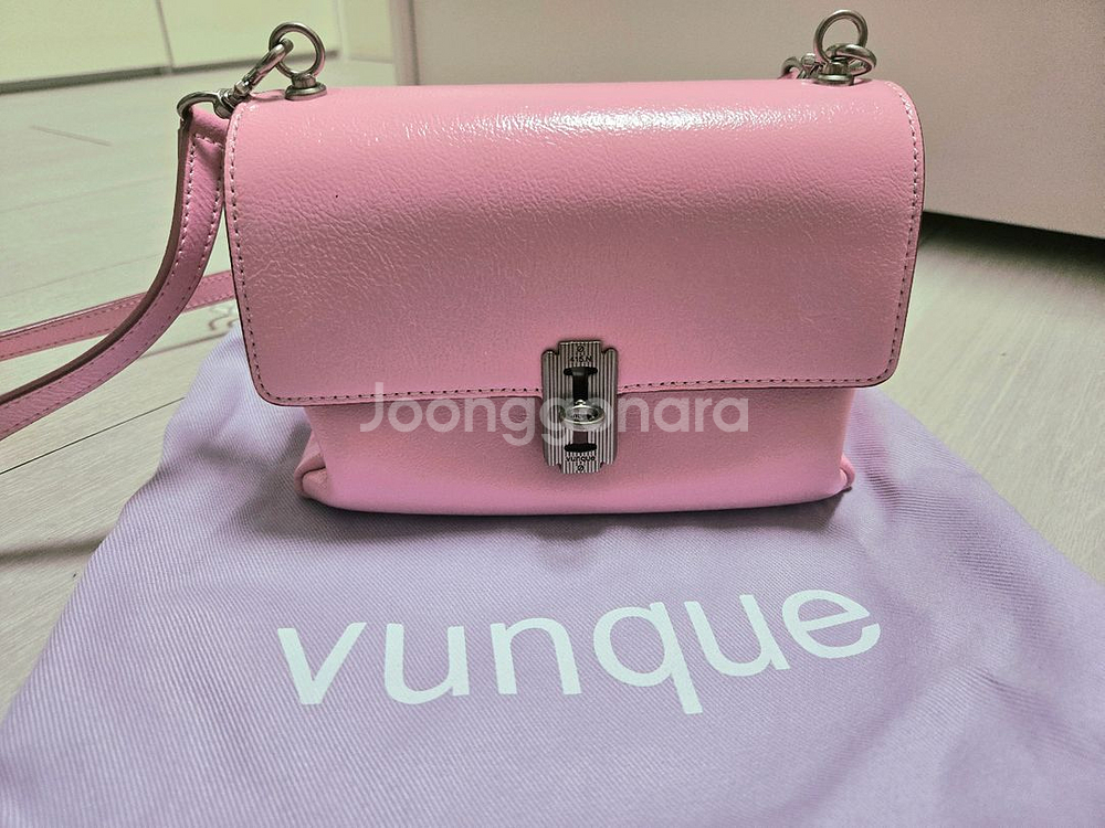 분크 바게트 미니 가방 (핑크)--0