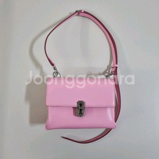 분크 바게트 미니 가방 (핑크)--7