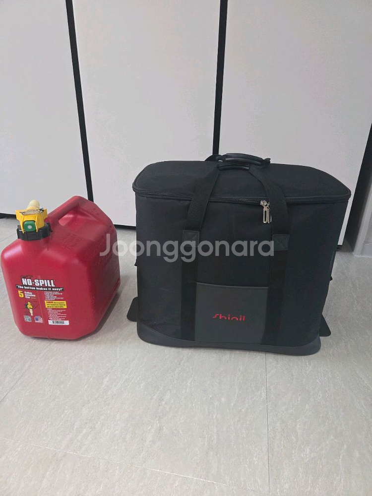 신일 1200 아이보리 + 가방 + 노스필 기름통20리--1