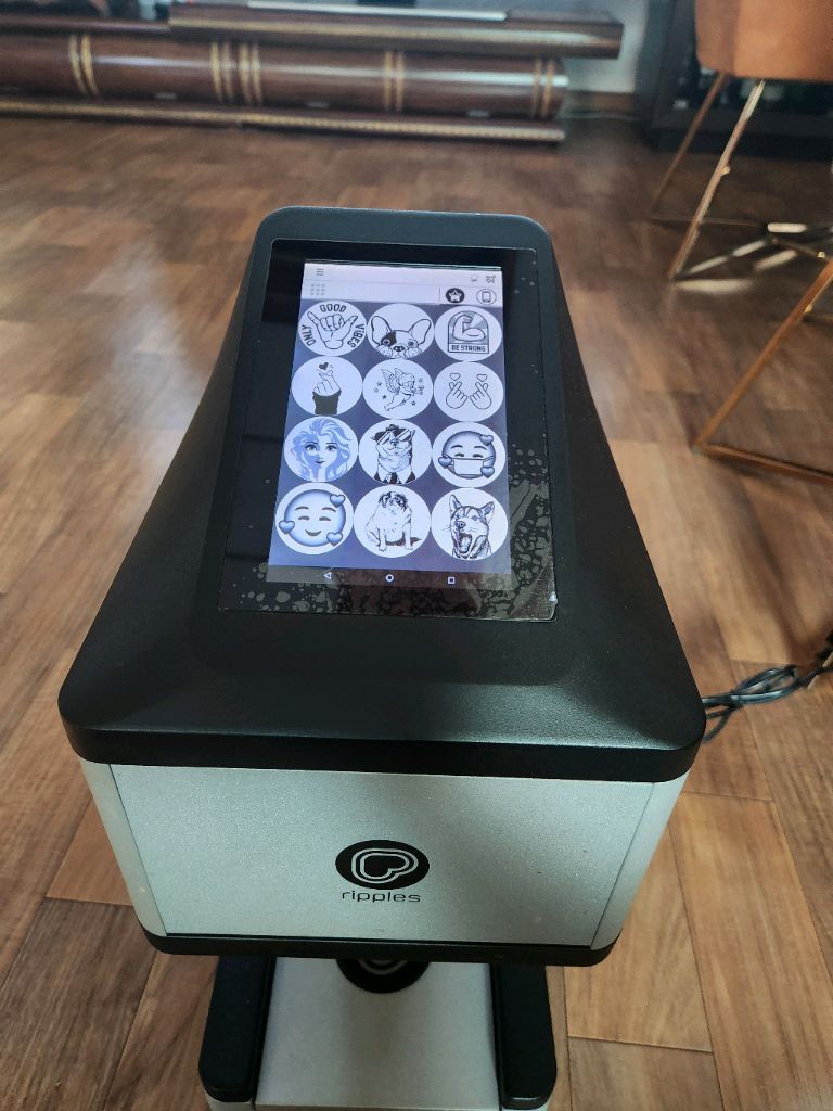 Ripples 리플스 라떼 커피 아트 프린터 판매합니다