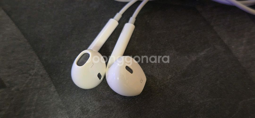 애플 유선 이어팟 라이트닝 이어폰 과 충전케이블--1