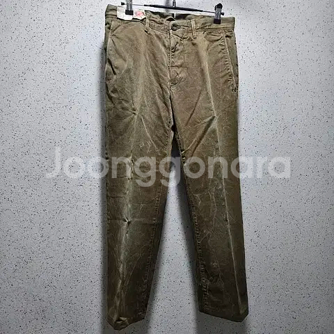 31) 인코텍스 빈티지 워싱 치노팬츠 면바지 카키--0