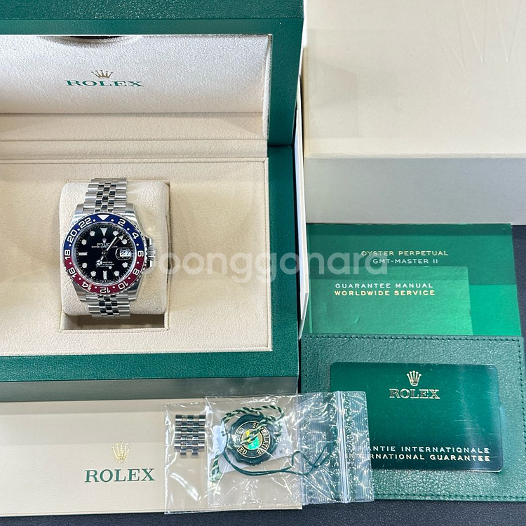 롤렉스 gmt master 2 펩시걸 국내 2021년식--3