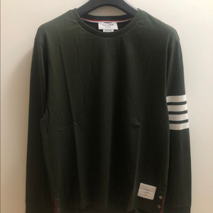 [1] 톰브라운 4-바 롱 슬리브 티 다크그린