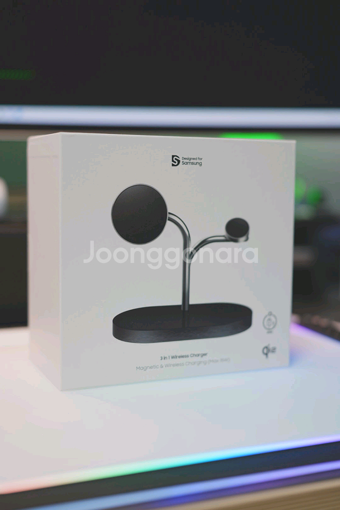 삼성 맥세이프 고속 충전기 3 in 1 충전 스탠드--0