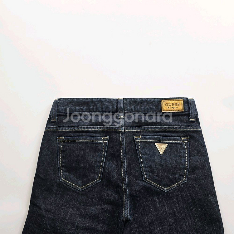 게스 청바지 약스판 진청 데님 사이즈25 R2643--1
