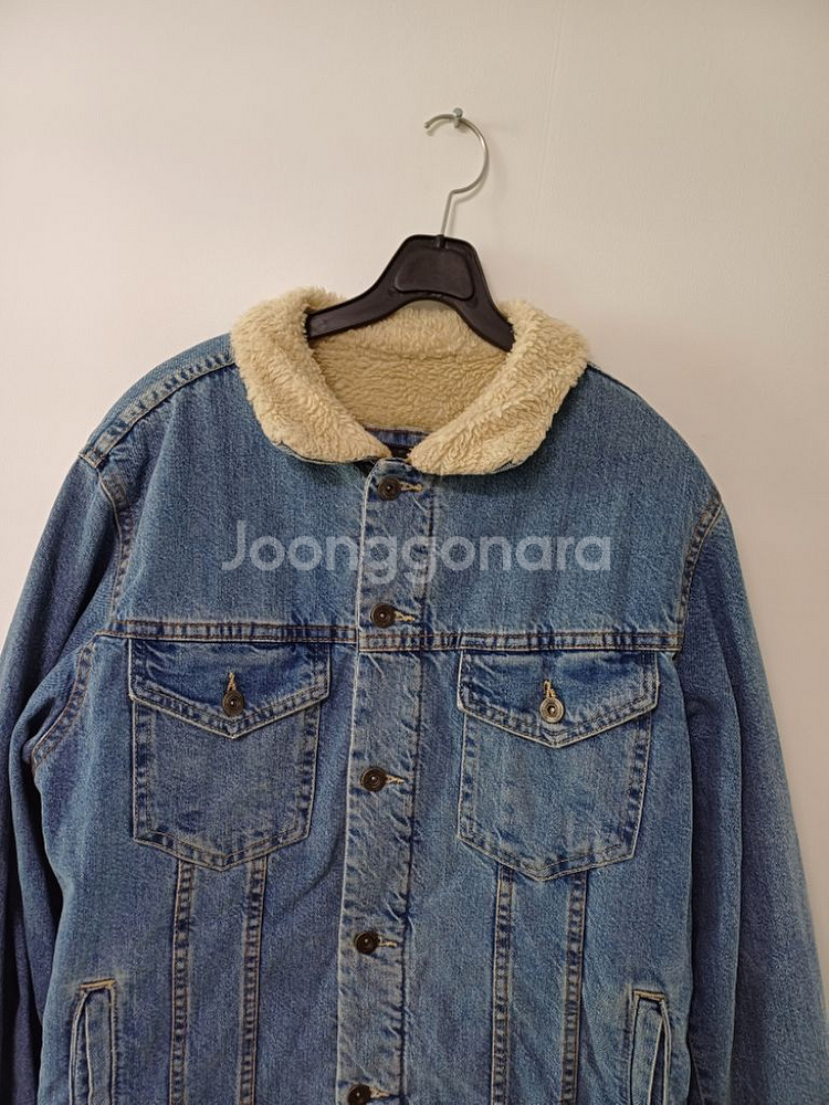 남성 자라 양털 데님자켓 (새상품급.100)--1