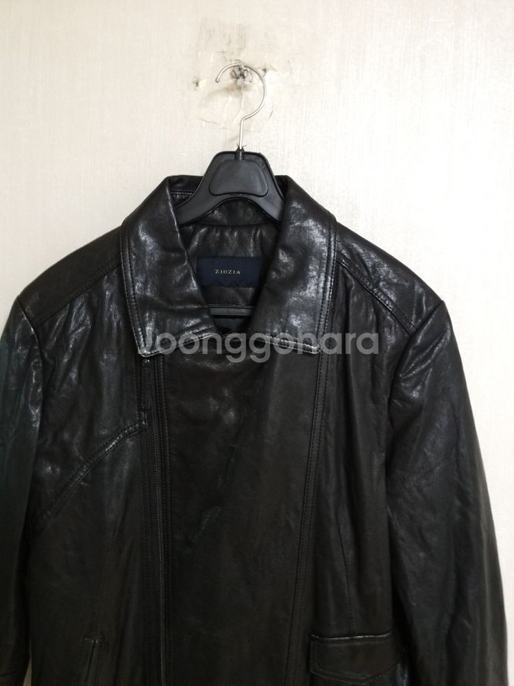 지오지아 블랙 라이더자켓 (여100.남95)--2