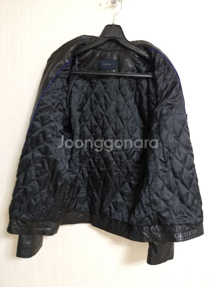 지오지아 블랙 라이더자켓 (여100.남95)--4