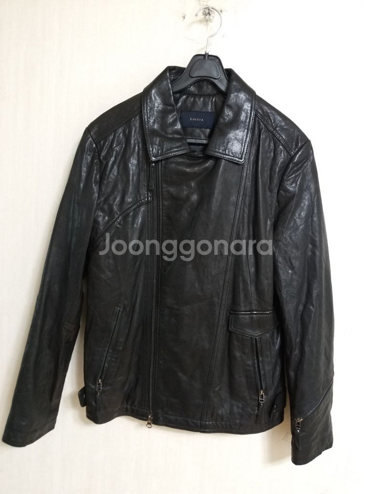 지오지아 블랙 라이더자켓 (여100.남95)--9