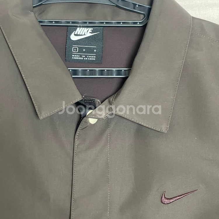 나이키 카카오 다크브라운 모카 코치 트러커 자켓--1