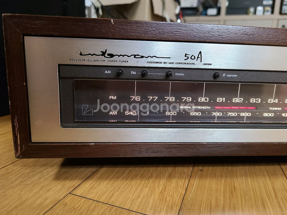 럭스만 50A ACCULOCK AM/FM 튜너--0