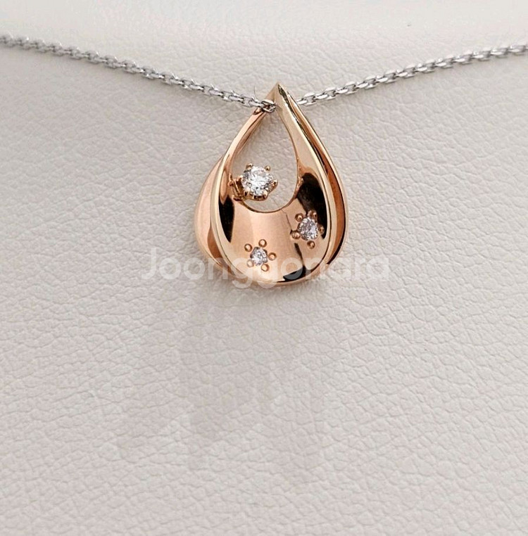 18k골든듀목걸이 미니듀 로망스뉴3 펜던트(체인 제외)--0