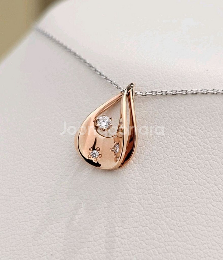 18k골든듀목걸이 미니듀 로망스뉴3 펜던트(체인 제외)--1