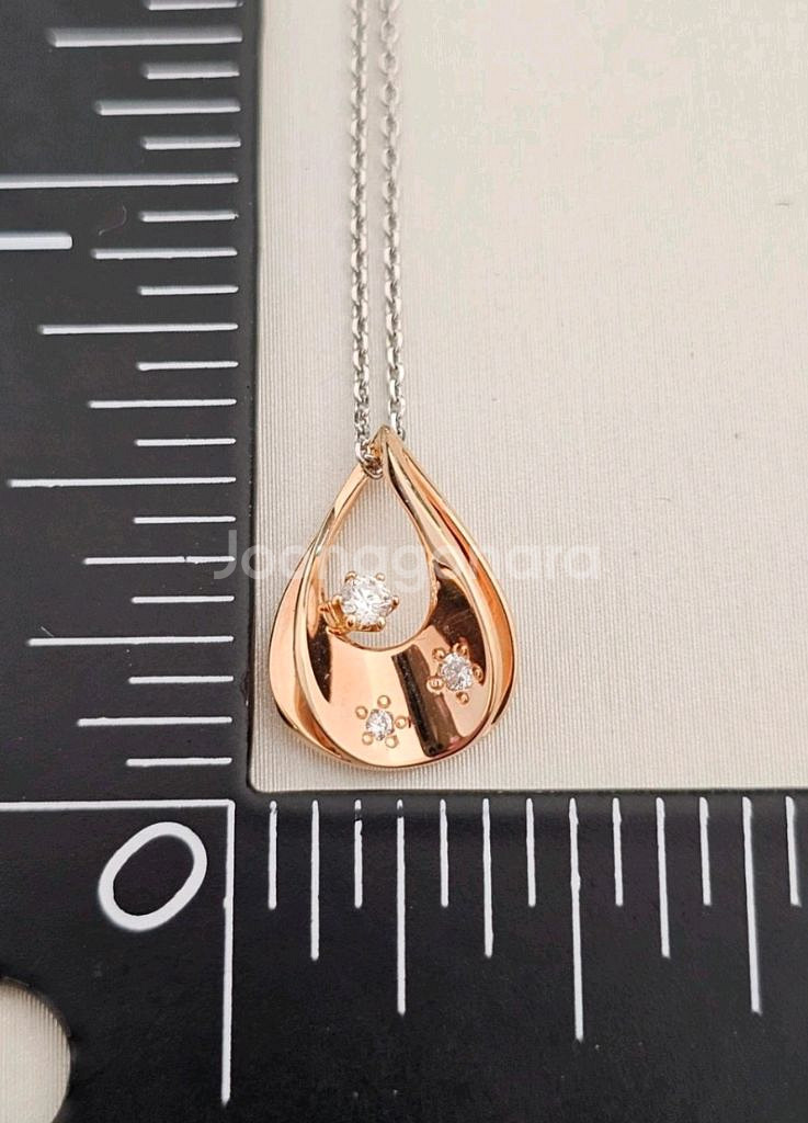 18k골든듀목걸이 미니듀 로망스뉴3 펜던트(체인 제외)--6