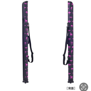 가마가츠 슬림로드 케이스 GC270 블랙(생선패턴) 1