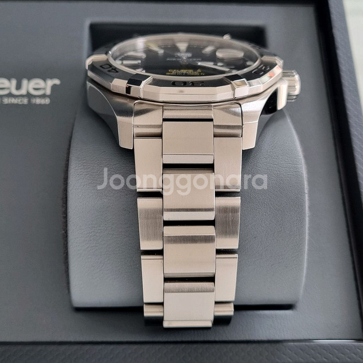 태그호이어 아쿠아레이서 300 오토 43mm 검판--1