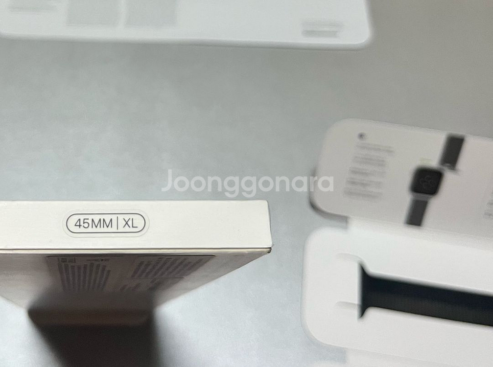 애플워치 스트랩 45미리 XL사이즈Tornado/Gra--3