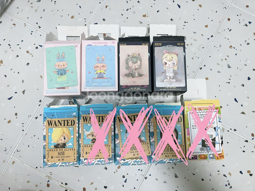 팝마트 라부부 원피스 라부부 나른한요가 타이니--0