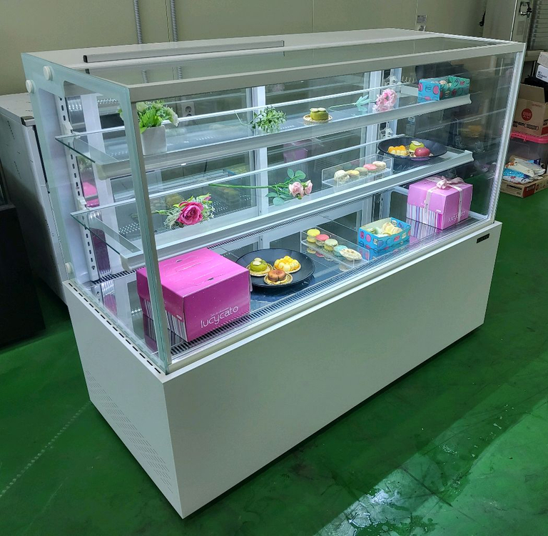 정육 숙성 반찬 케잌 디저트 냉동냉장 겸용 쇼케이스 이미지