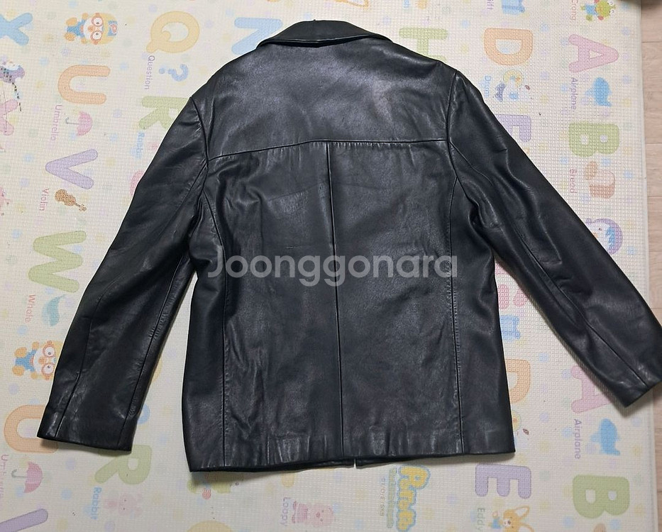 OShe 양가죽 자켓 남성 리얼가죽 자켓 블랙 L--1