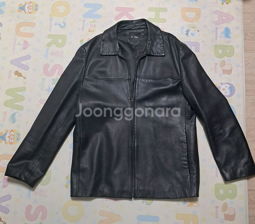 OShe 양가죽 자켓 남성 리얼가죽 자켓 블랙 L--0