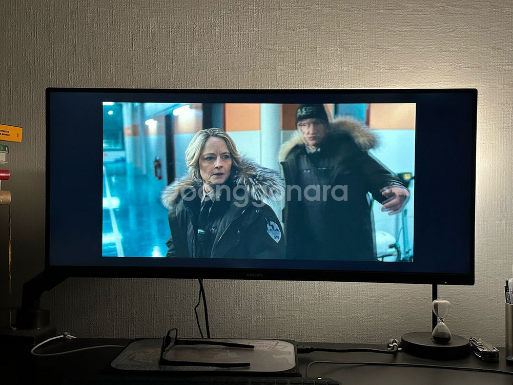 필립스 34인치 게이밍 모니터 345M2R 상태 S급--0