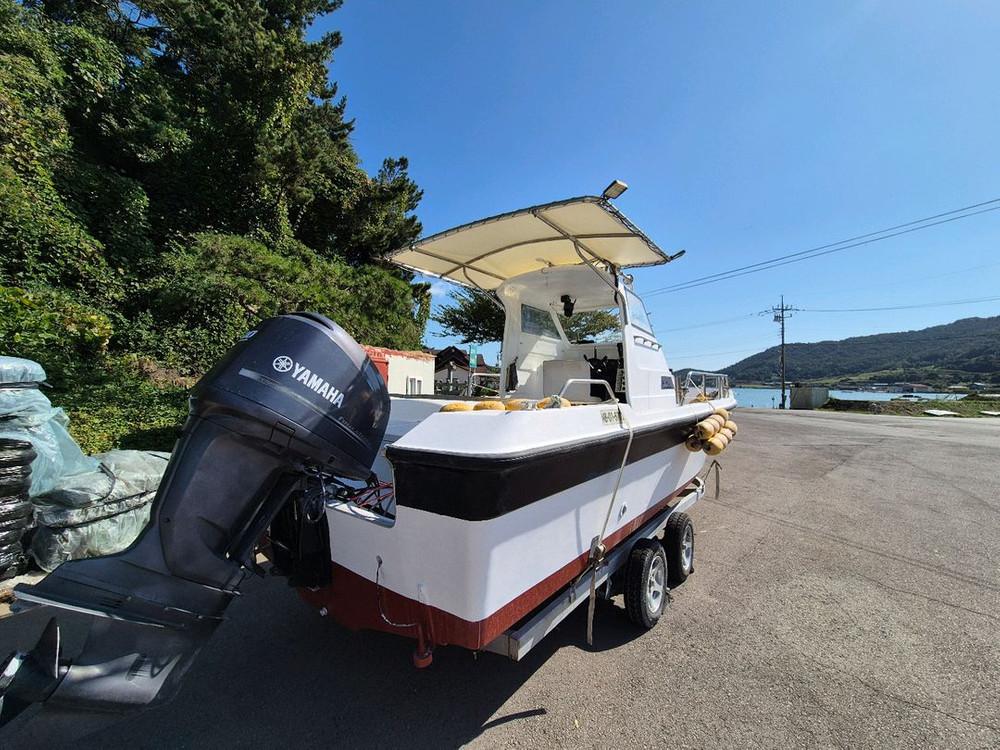 낚시보트야마하UF25선외기200마력판매합니다 이미지