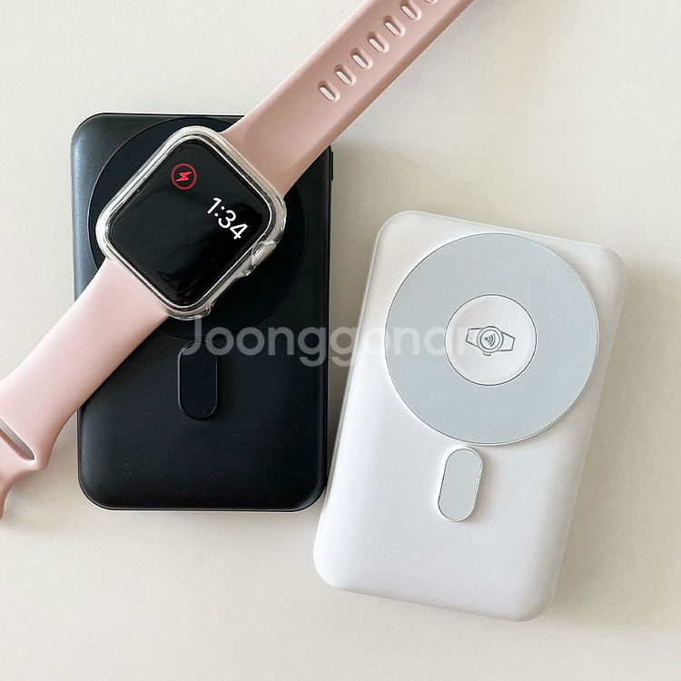 고속 무선충전 맥세이프 보조배터리 미개봉 새상품--6