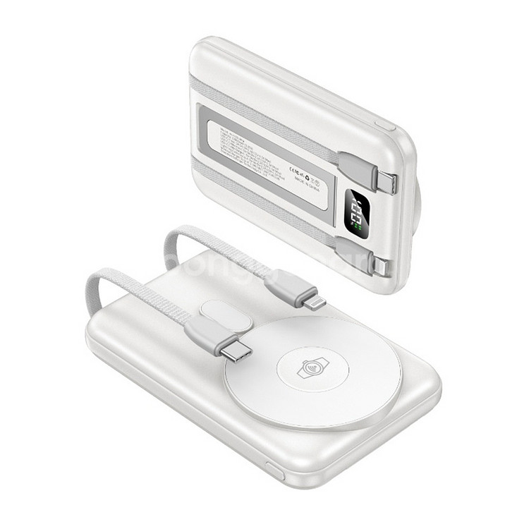 고속 무선충전 맥세이프 보조배터리 미개봉 새상품--4