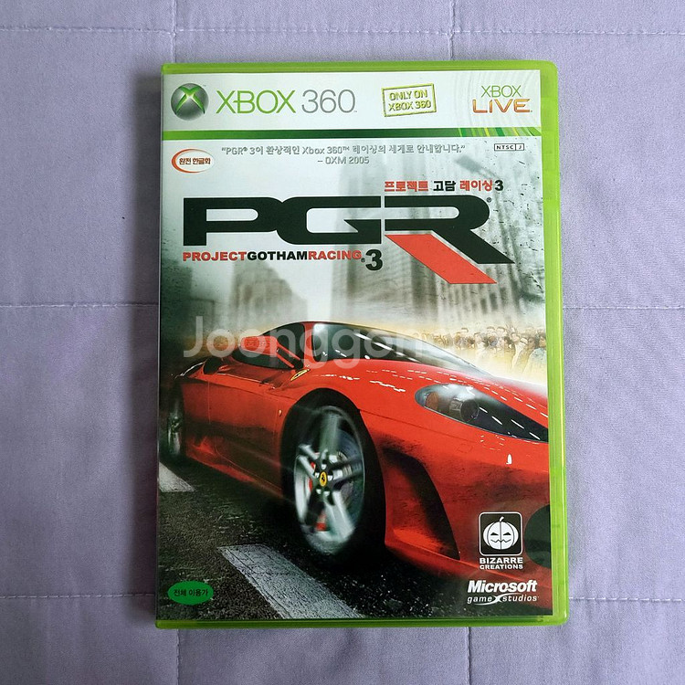 XBOX360 프로젝트 고담레이싱3 한글정발--0