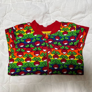 던스 포피레드 무지개 집업수트 86