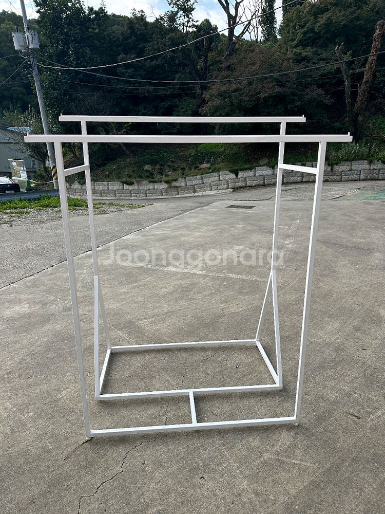 양면행거 철제행거 고정식행거 의류매장행거--0