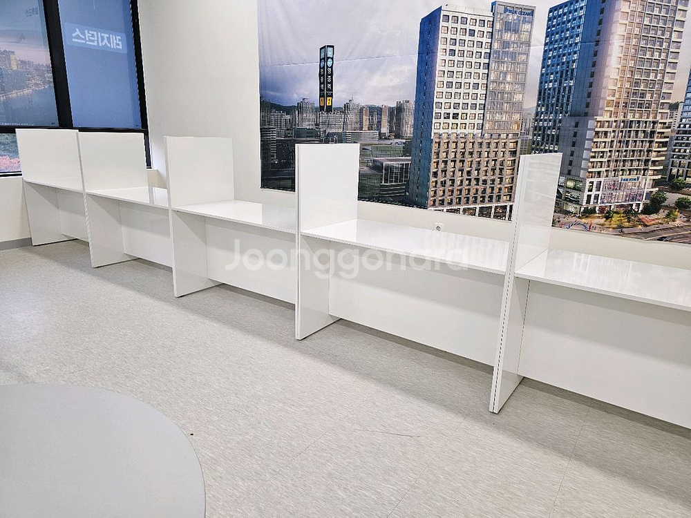 상담책상 카운터책상 인포 칸막이 제작 개당가격입니다--1