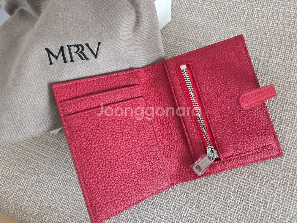 유메르 레드 카드지갑--2