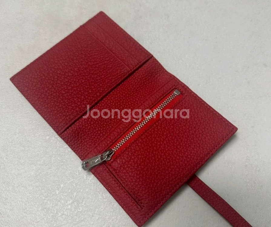 유메르 레드 카드지갑--1