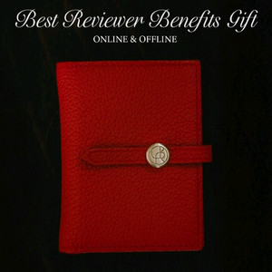 유메르 레드 카드지갑